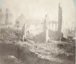 Hovey's after the fire, 1872