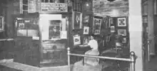 A working branch of The True Reformers Savings Bank at the 1907 Negro Building at the Jamestown Exposition