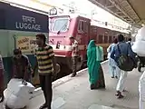 Ajmer–Dadar Express with a Vadodara WAP-4 engine