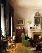 Albert Chevallier Tayler The Grey Drawing Room
