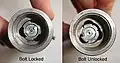 The Angel M80 locking mechanism.