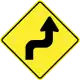 Double sharp turn, first to right