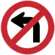 No left turn