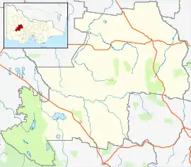 St Arnaud is located in Shire of Northern Grampians