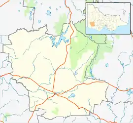 Glenthompson is located in Shire of Southern Grampians