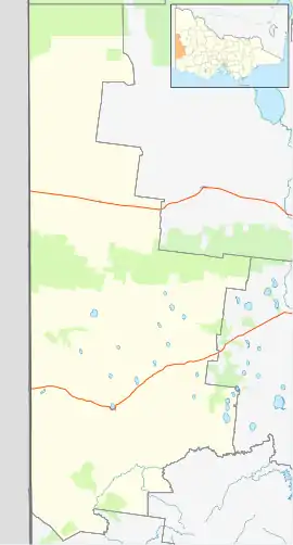 Miga Lake is located in Shire of West Wimmera