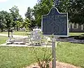Historic Marker in downtown Corydon