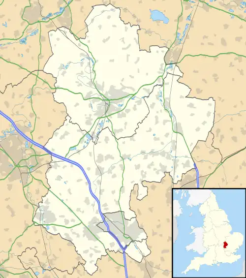 Blunham is located in Bedfordshire