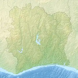 Aby Lagoon is located in Ivory Coast