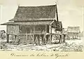 Engraving of the sultan's residence (1893)