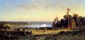 Cannonading on the Potomac by Alfred W. Thompson, c. 1869