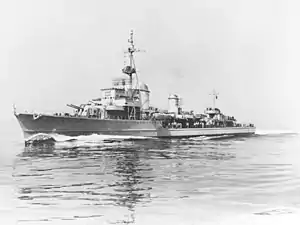 Z39 at sea.