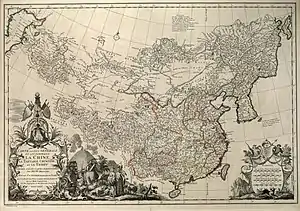 1734 map of China