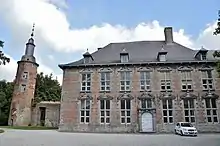 Modern view of the 17th-century corps de logis and south-east tower