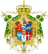 Arms of Napoleon I and Napoleon II, as Kings of Italy