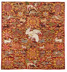 Image 19Colonial tapestry, late 17th or early 18th century. It was woven by indigenous weavers for a Spanish client, incorporating then-fashionable Chinese imagery. (from History of Peru)