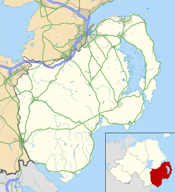 Cultra is located in County Down