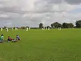 Cricket green in Great Rissington