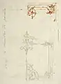 Design of the chamber woodwork. Nationalmuseum, Stockholm, NMH CC 2300