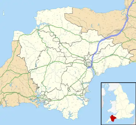 Hembury is located in Devon