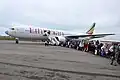 Pilgrims leaving for Mecca