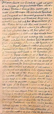 Image 26The Bill of Rights 1689 grants the parliamentary privilege for freedom of speech and debates or proceedings in Parliament and is still in effect. (from Freedom of speech by country)