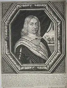 César de Bourbon, the founder