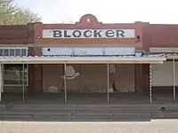 The former Blocker Store  in downtown O'Donnell