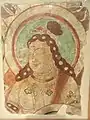 Fragment of Buddhist wall painting