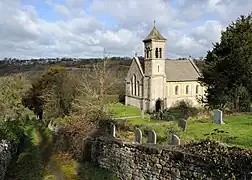 St Luke's Church at Frampton Mansell, UK