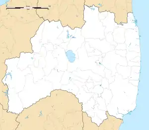 Kido Station is located in Fukushima Prefecture