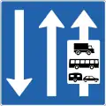 Use of lanes (option 2)