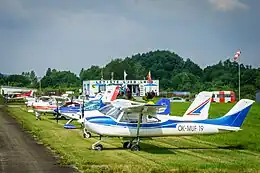 Image 35General aviation aircraft at Cheb Airport in Czech Republic (from General aviation)
