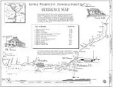 Schematic map of the George Washington Memorial Parkway (1994)