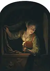 Girl with a Candle at a Window, between 1658 and 1665, Thyssen-Bornemisza Museum, Madrid