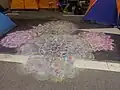 Graffiti on the road (Mong Kok, HK)