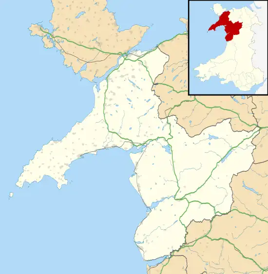 Pennal is located in Gwynedd