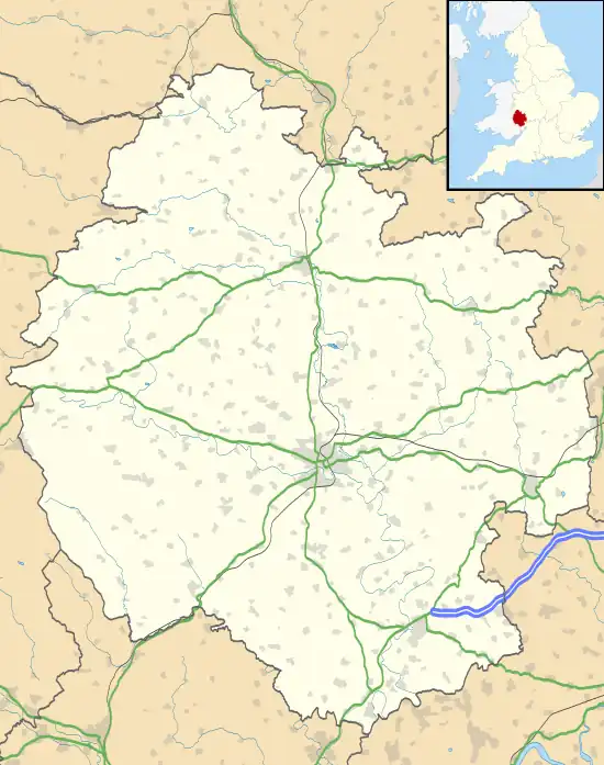 Dinedor is located in Herefordshire