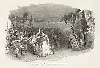 Image 49Last scene of Attila, author unknown (restored by Adam Cuerden) (from Wikipedia:Featured pictures/Culture, entertainment, and lifestyle/Theatre)