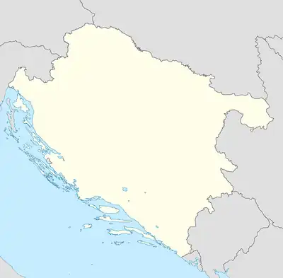 Battle of Knin is located in NDH