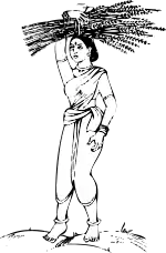 Indian Election Symbol Lady Farmer
