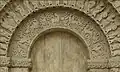 Islamic stylistic influence in the Church of Saint-Pierre.