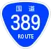 National Route 389 shield