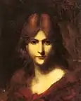 A Red-Haired Beauty,private collection