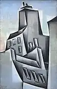 Maisons à Paris (Houses in Paris), 1911, Solomon R. Guggenheim Museum, New York