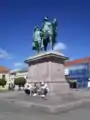 Charles X Gustav in Uddevalla, by Theodor Lundberg, 1915