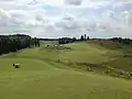The view from the tee box of the first hole