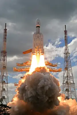 LVM3 M4 lifting off