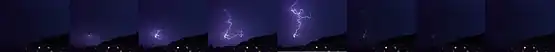 Image 33Lightning sequence (Duration: 0.32 seconds) (from Atmospheric electricity)