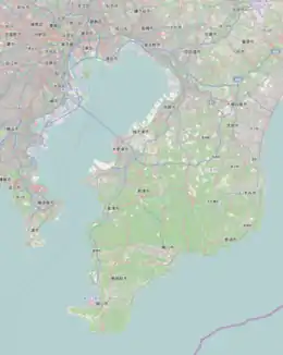 Kaigan is located in Tokyo Bay and Bōsō Peninsula